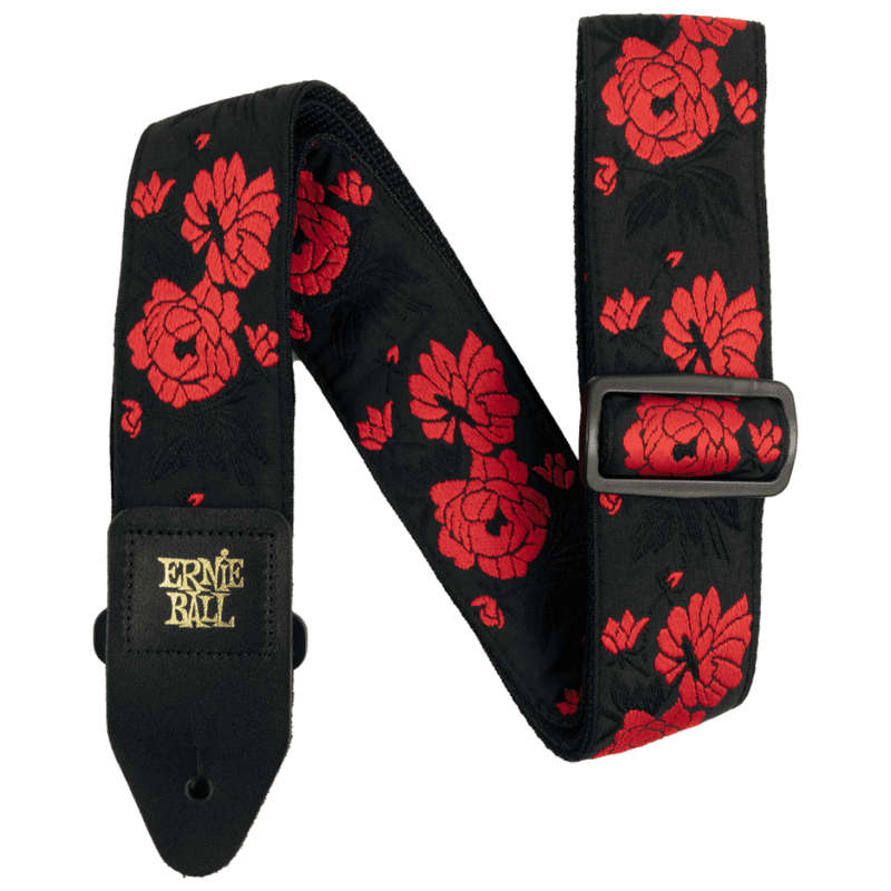 Ernie Ball Tango Rose Jacquard Guitar Strap