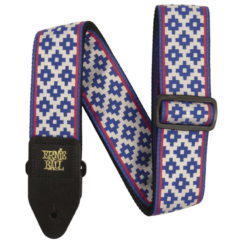 Ernie Ball Blue Crux Jacquard Guitar Strap
