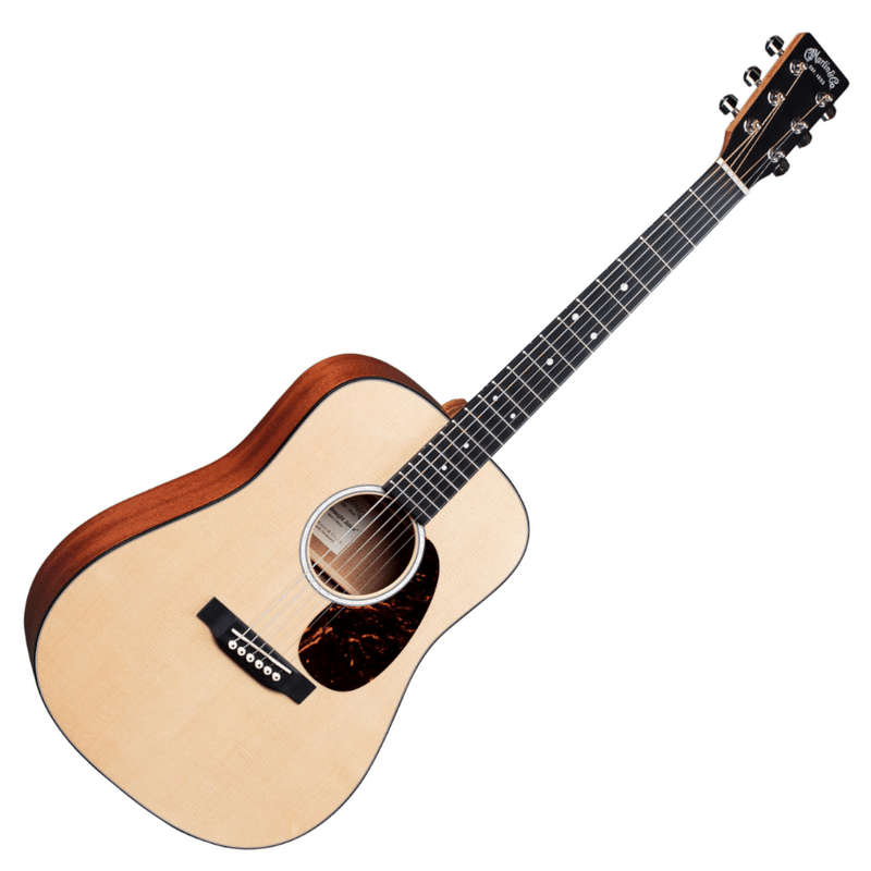 Martin D Jr-10E Acoustic-Electric Guitar - Natural Spruce