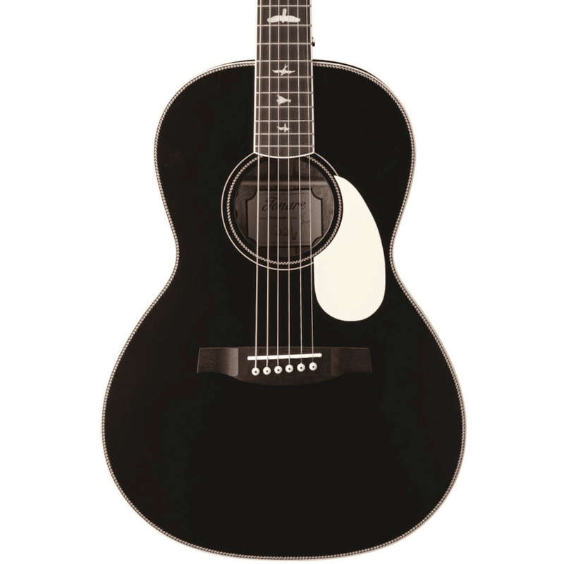 PRS SE P20E Parlor Acoustic-Electric Guitar - Black Satin Top