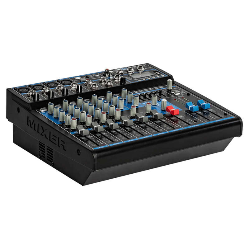 Hybrid ML860 PDUU 8-Channel 600W Powered Mixer with USB