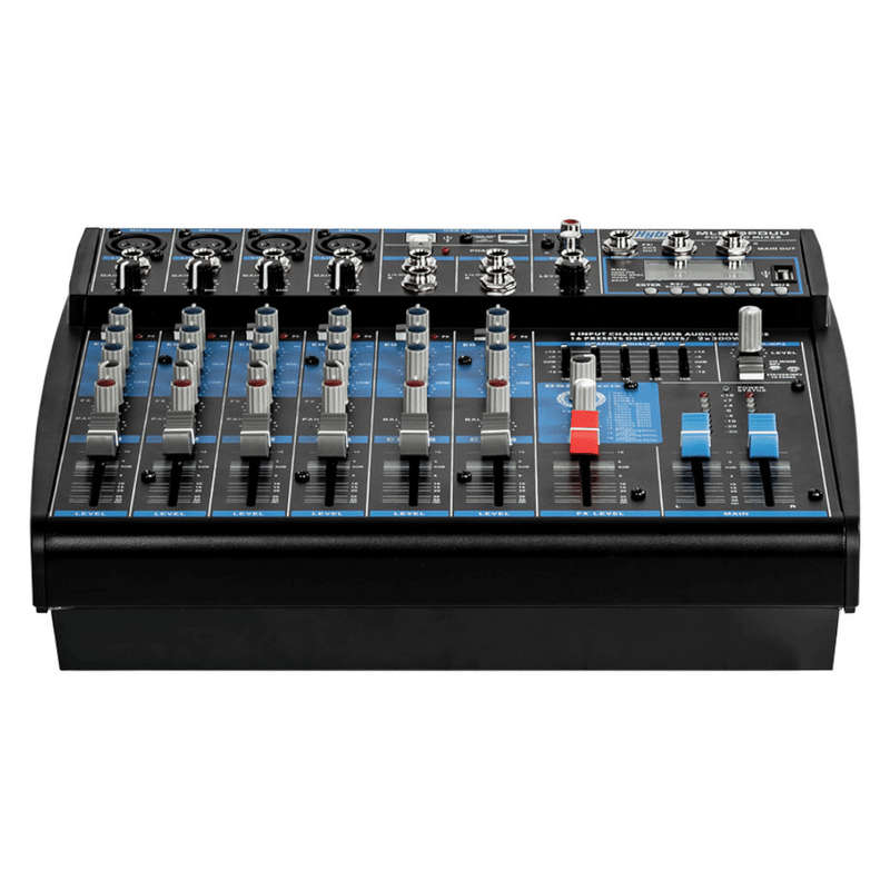 Hybrid ML860 PDUU 8-Channel 600W Powered Mixer with USB