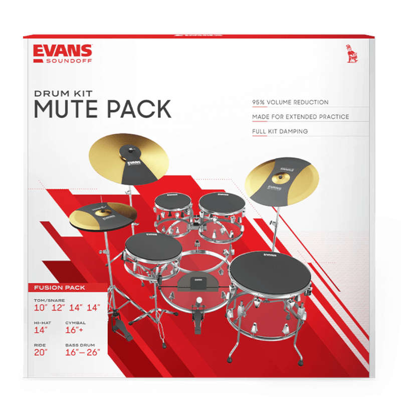 Evans SOUNDOFF Fusion Pack - (10", 12", 14",14")