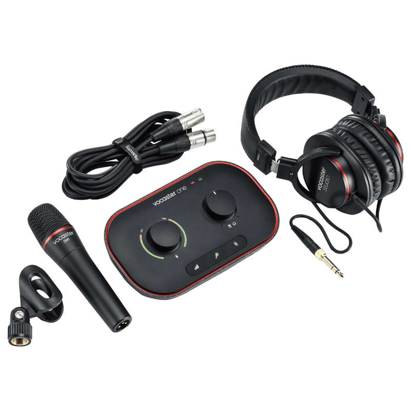 Focusrite Vocaster One Studio Podcast Bundle