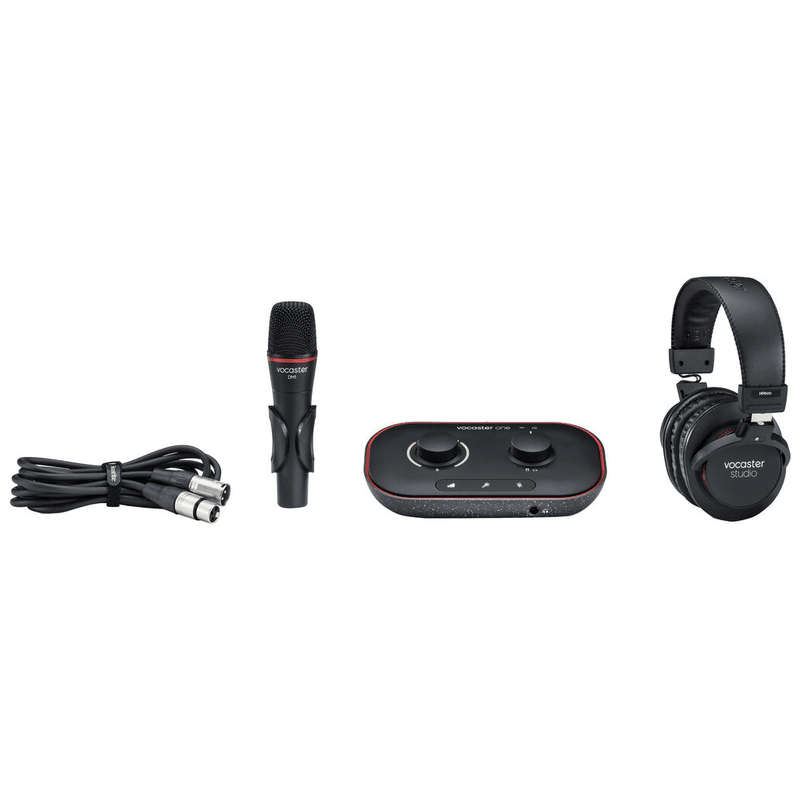 Focusrite Vocaster One Studio Podcast Bundle