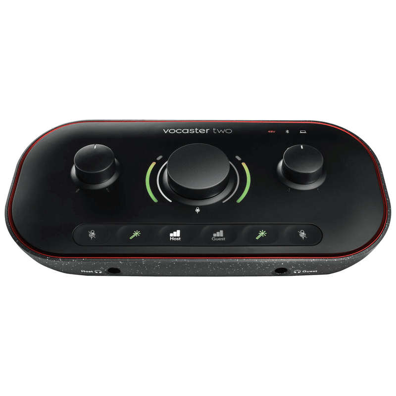 Focusrite Vocaster Two Studio Podcast Bundle