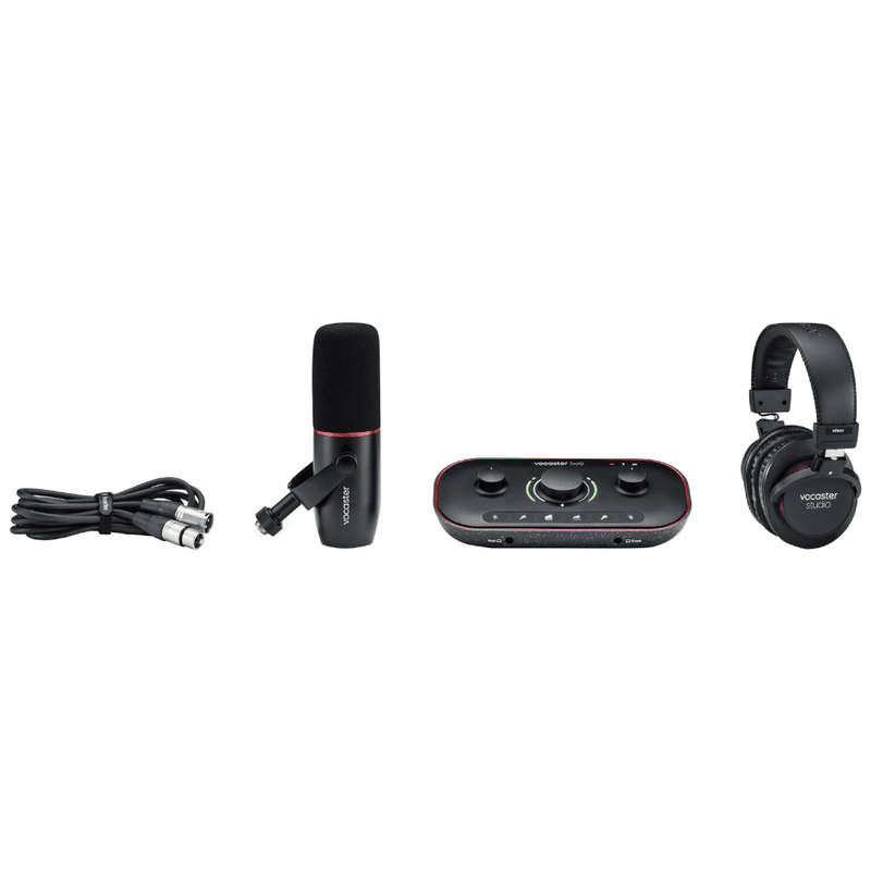 Focusrite Vocaster Two Studio Podcast Bundle