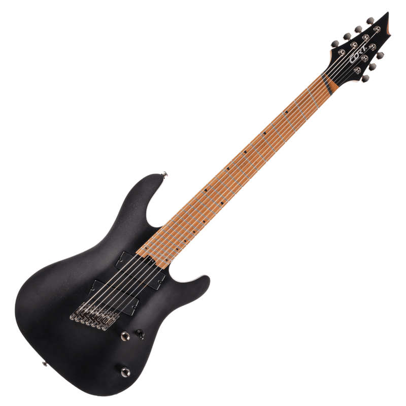 Cort KX307 Multi Scale 7-String Electric Guitar - Open Pore Black
