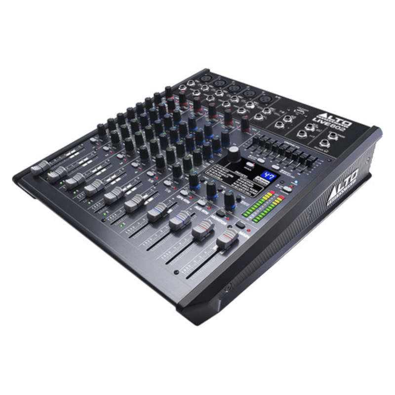 Alto Professional Live 802 8-Channel/2-Bus Mixer with DSP and USB