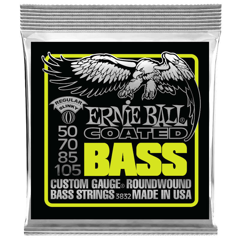 Ernie Ball Regular Slinky Coated Bass Strings - (50-105)