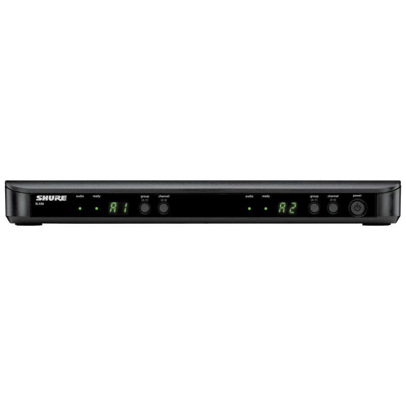 Shure BLX288/PG58-H8E Dual-Channel Wireless Handheld Microphone System