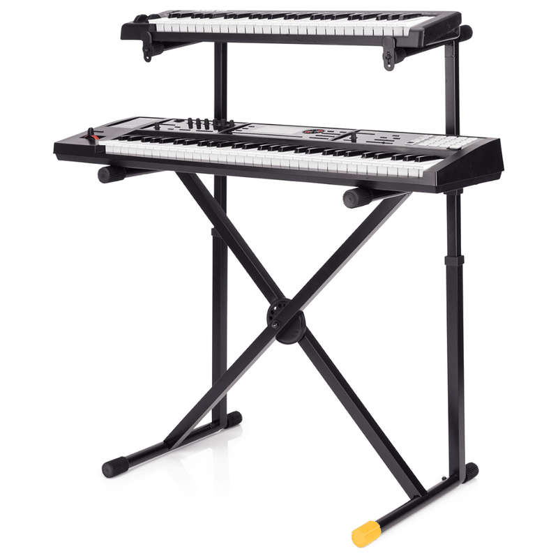 Hercules KS210B EZ-LOK Double-Tier X-Frame Keyboard Stand