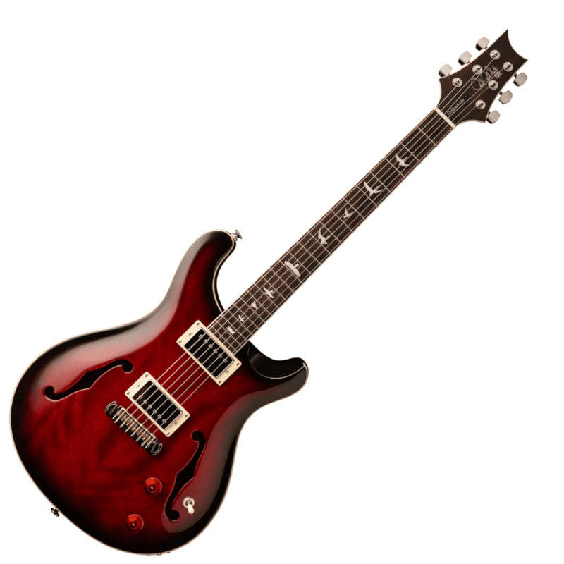 PRS SE Hollowbody Standard Electric Guitar - Fire Red Burst