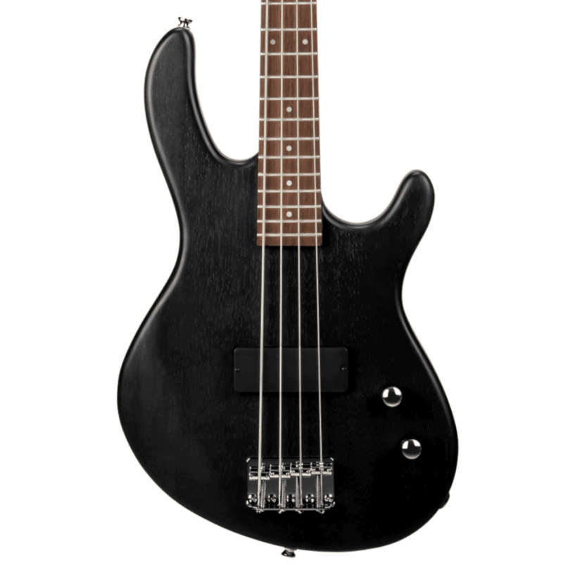 Cort Action Junior 4-String Bass Guitar - Open Pore Black
