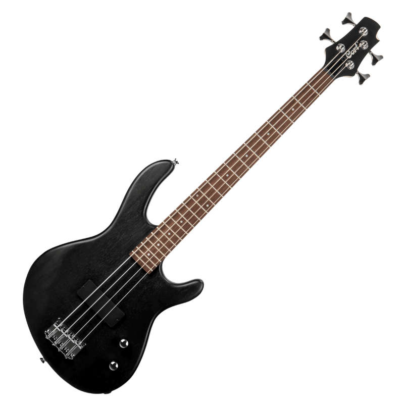 Cort Action Junior 4-String Bass Guitar - Open Pore Black