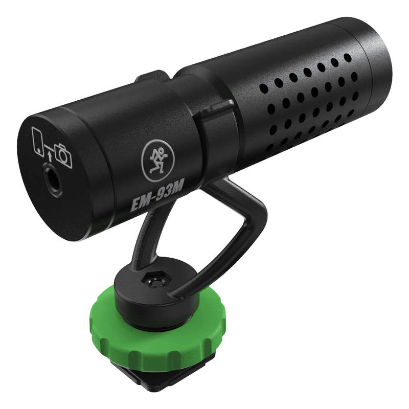 Mackie EM-93M Ultra-compact Shotgun Condenser Microphone for Smartphones and DSLR Cameras
