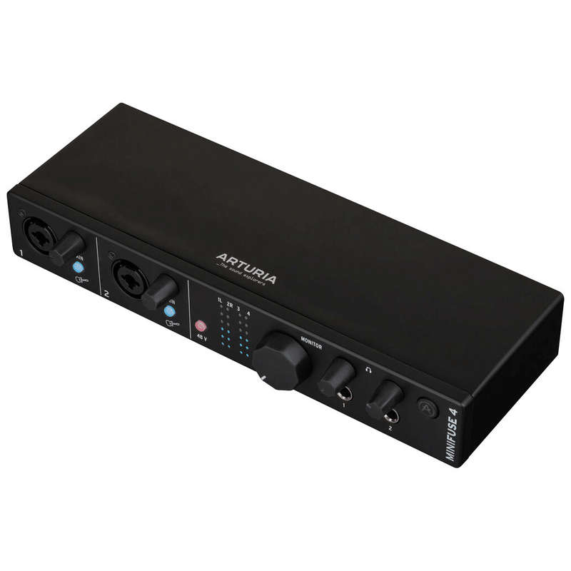 Arturia MiniFuse 4 USB-C Audio Interface  Black