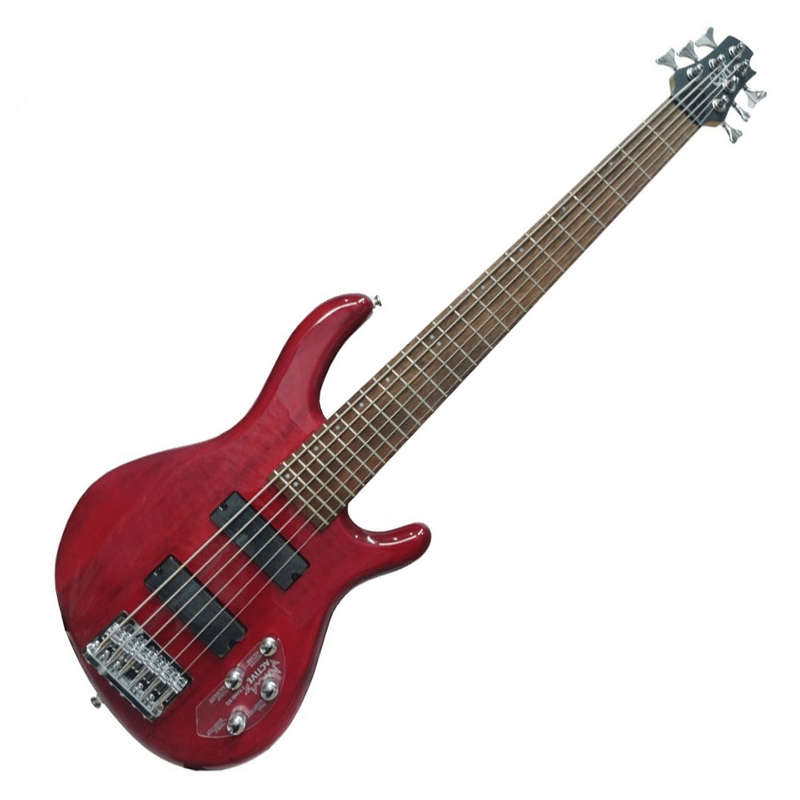 Cort Action Bass VI Plus 6-String Bass Guitar - Red
