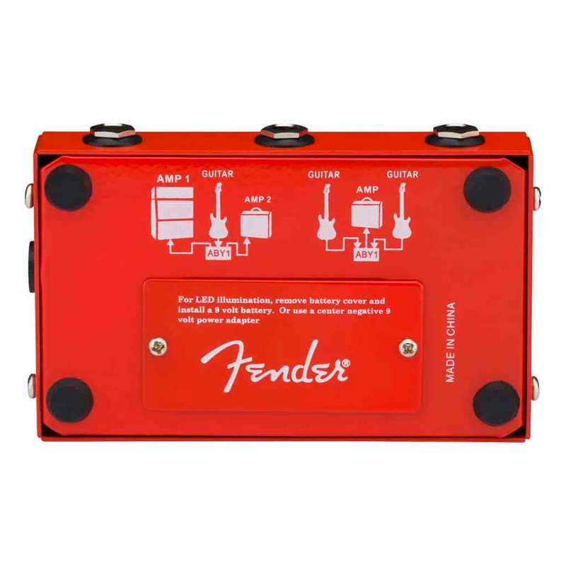 Fender 2-Switch ABY Pedal - Red