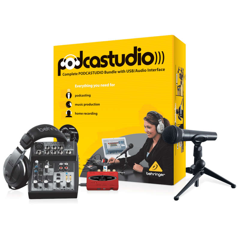 Behringer Podcastudio USB Podcast Bundle