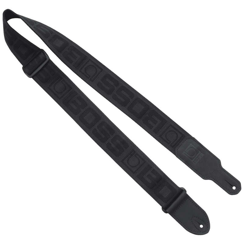 Boss BSM-20 Guitar Strap - Black/Black