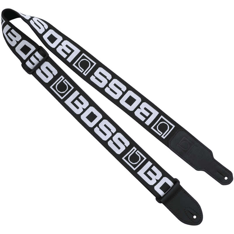 Boss BSM-20 Guitar Strap - Black/White
