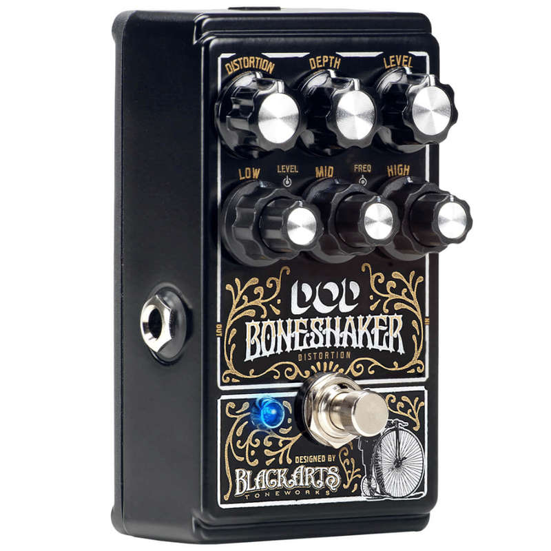 DOD Boneshaker Distortion/Overdrive Pedal with 3-band Parametric EQ