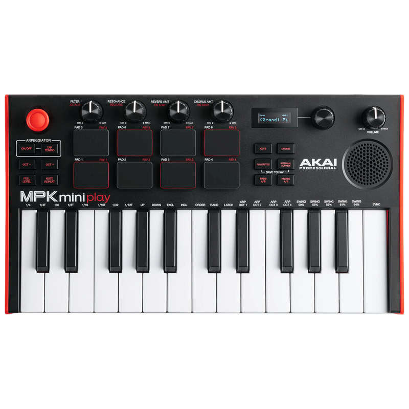 Akai MPK Mini Play MK3 Compact Keyboard and Pad Controller with Speaker