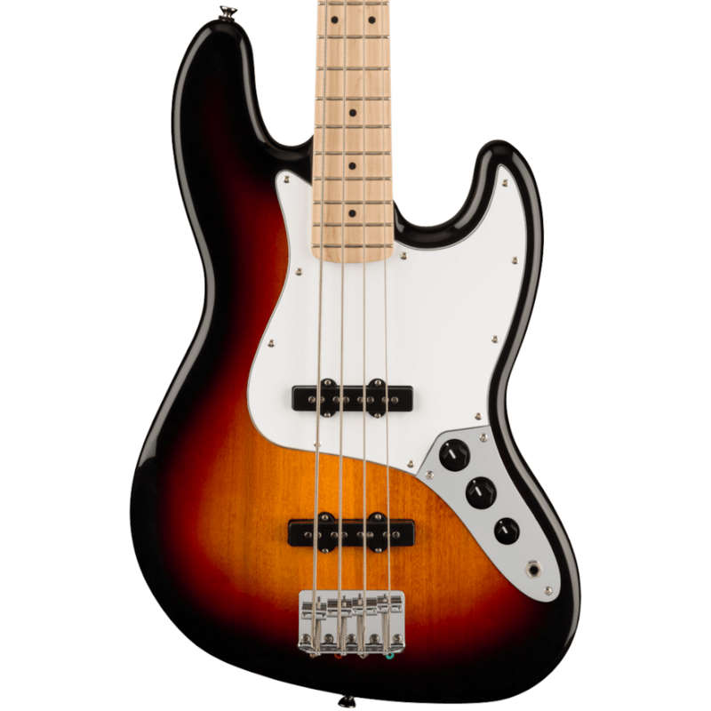 Squier by Fender Affinity Series Jazz Bass - 3-color Sunburst with Maple Fingerboard