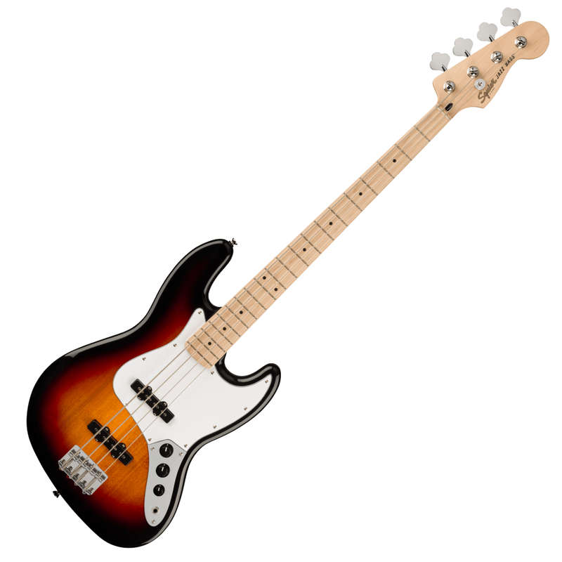 Squier by Fender Affinity Series Jazz Bass - 3-color Sunburst with Maple Fingerboard
