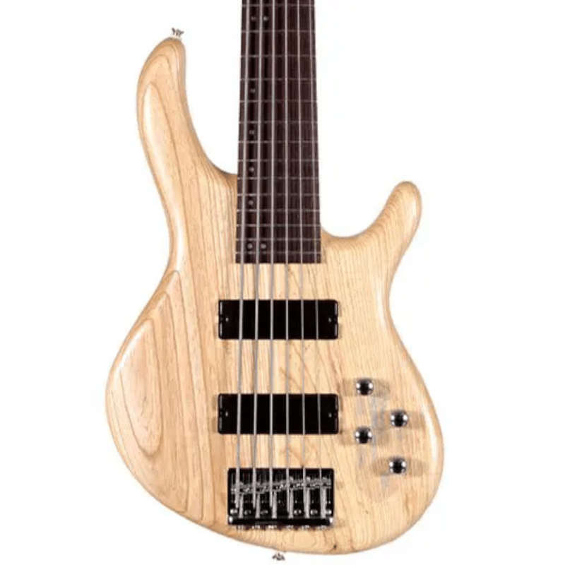 Cort Action DLX VI 6-String Bass Guitar - Natural
