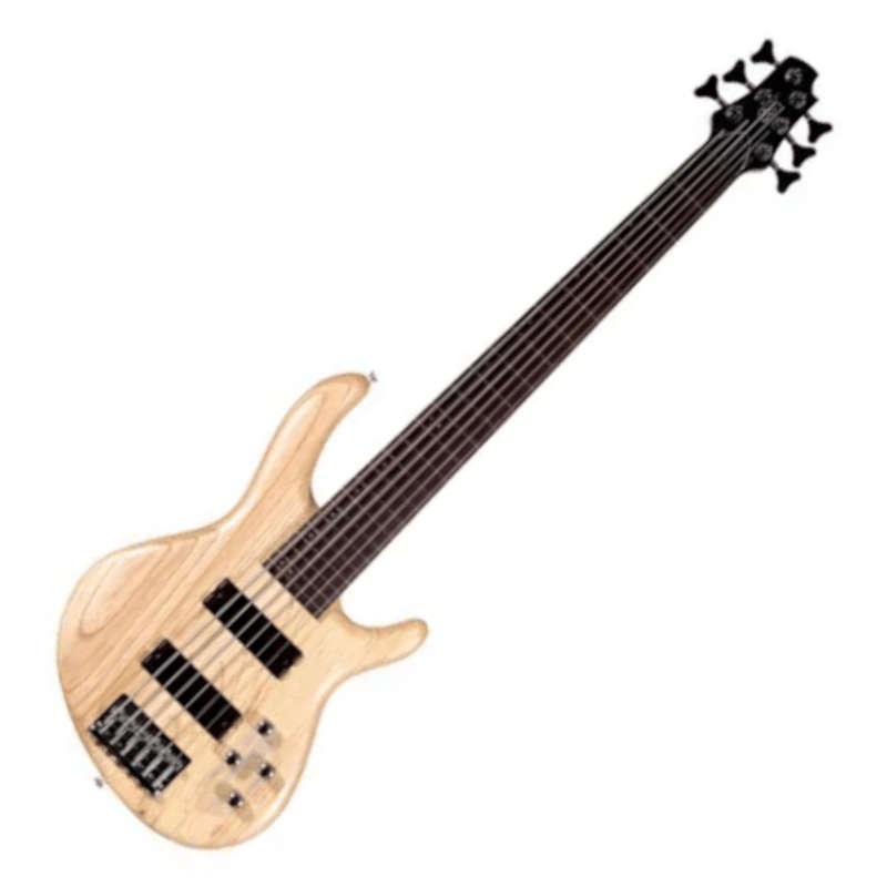 Cort Action DLX VI 6-String Bass Guitar - Natural