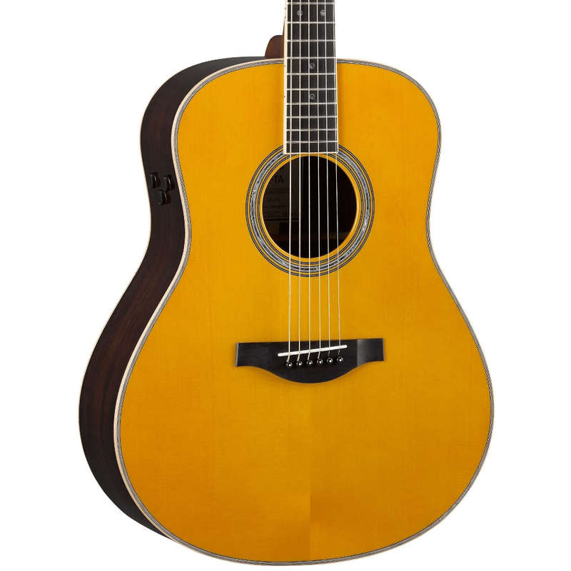 Yamaha LL-TA TransAcoustic Dreadnought Acoustic Guitar - Vintage Tint