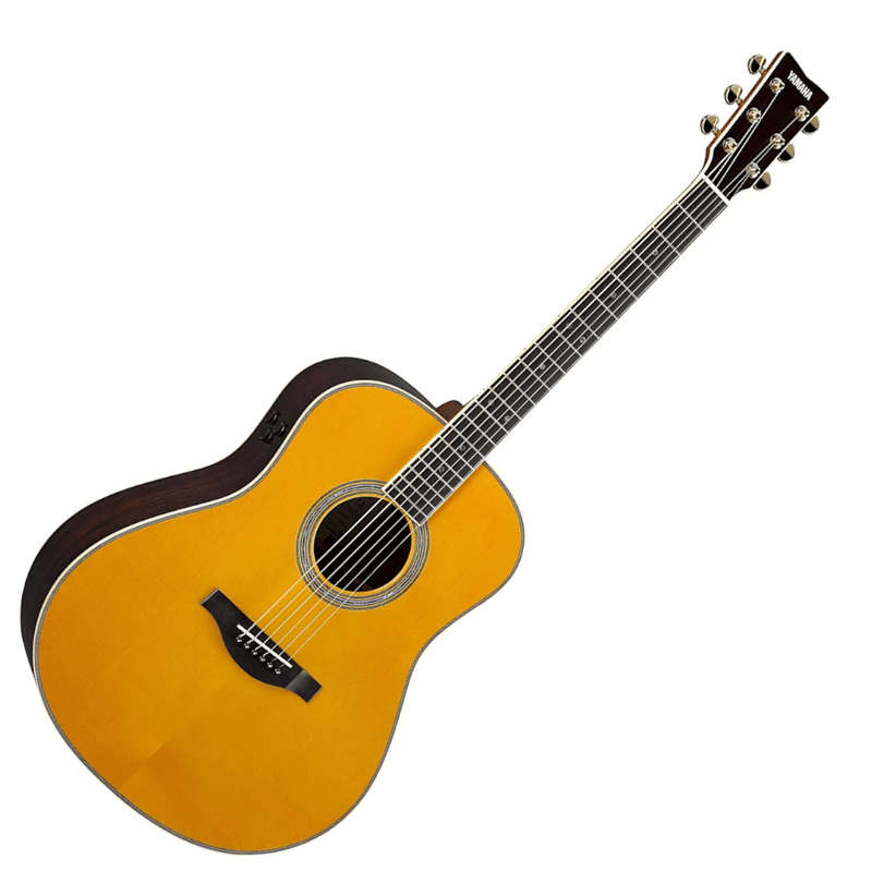 Yamaha LL-TA TransAcoustic Dreadnought Acoustic Guitar - Vintage Tint