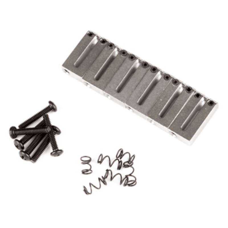 Fender 6-Saddle American Series Saddle Assemblies - Satin Chrome