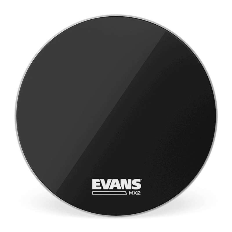 Evans MX2 26" Black Marching Bass Drumhead