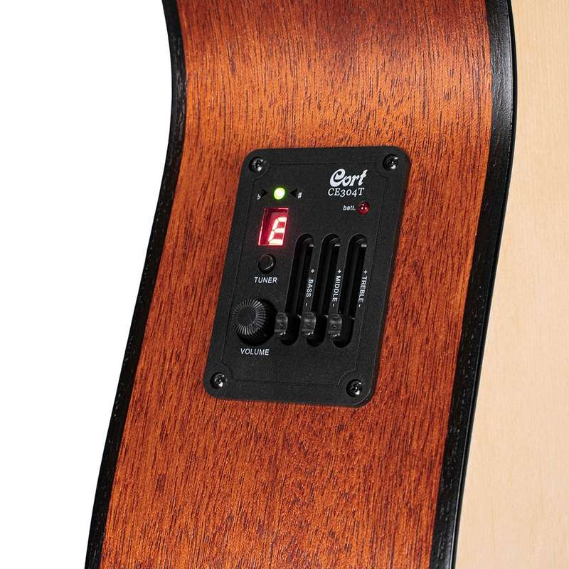 Cort AF510E Acoustic-Electric Guitar - Open Pore Natural (With Bag)