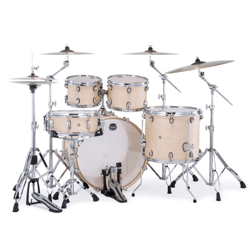 Mapex Mars Maple 5-Piece Rock Shell Pack (Excludes Hardware and Cymbals) - Natural Satin