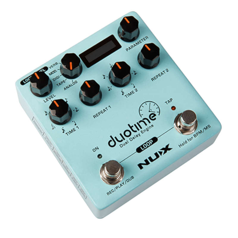 NUX NDD-6 Duotime Dual Delay Engine Effects Pedal