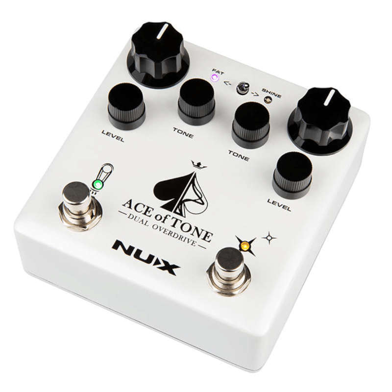 NUX Ace of Tone Dual Overdrive Effects Pedal