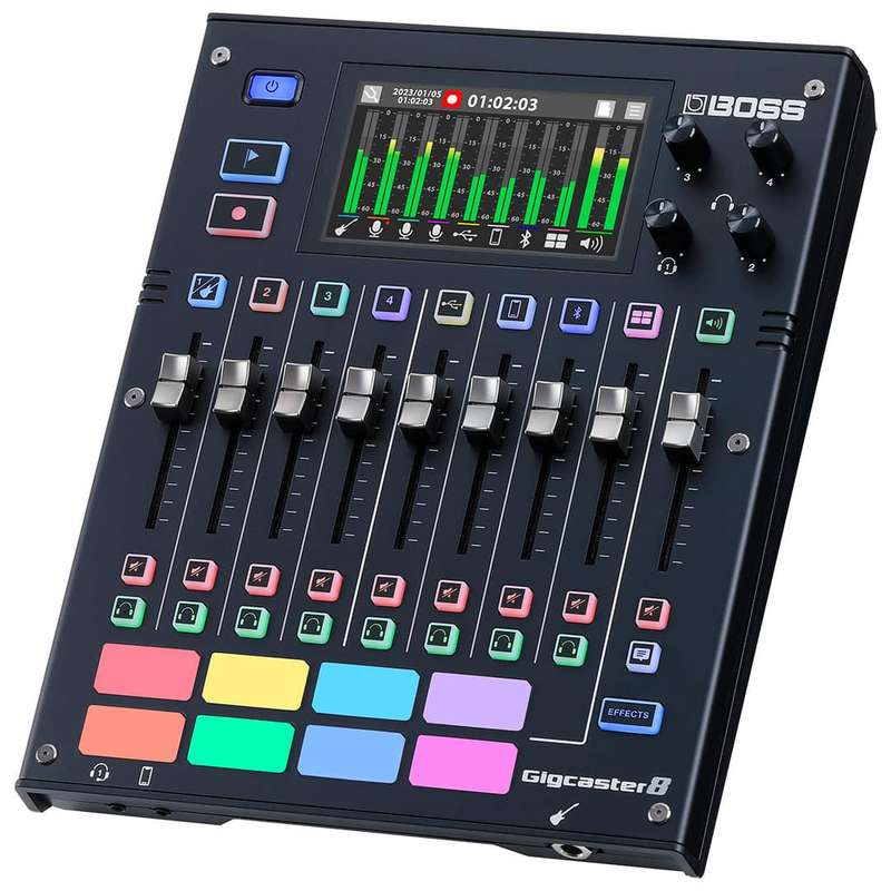 BOSS Gigcaster 8 Audio Streaming Mixer