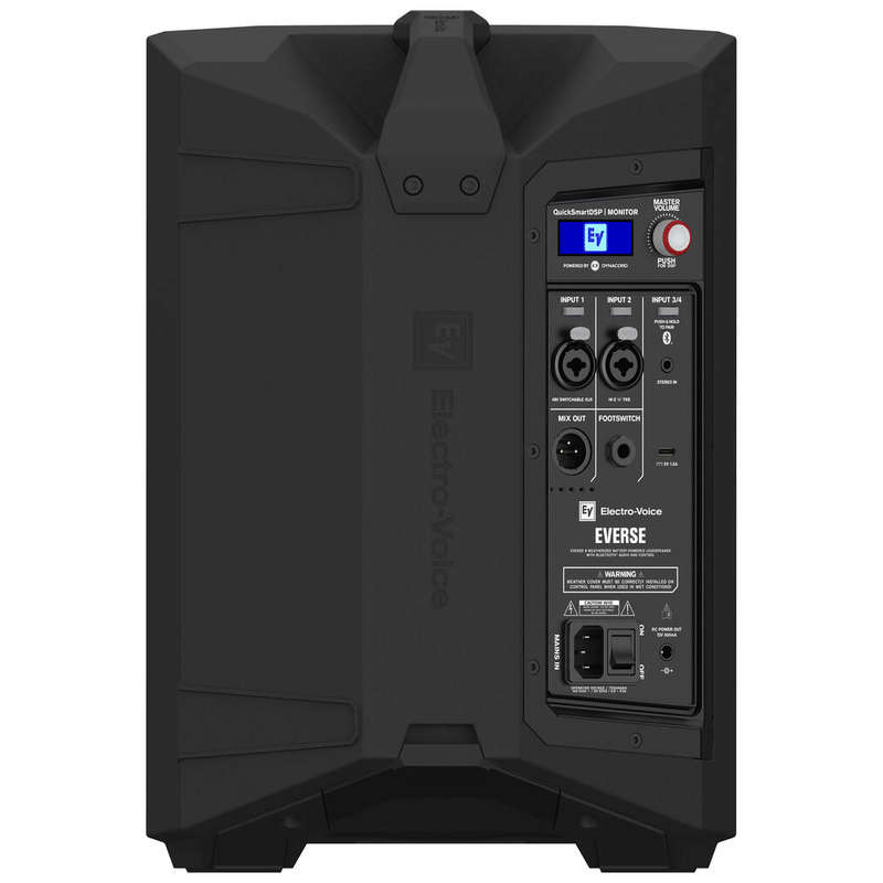 Electro-Voice Everse 8 8-inch 2-way Battery-powered PA Speaker - Black