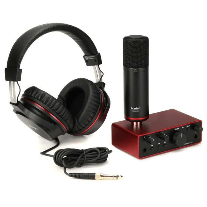 Focusrite Scarlett Solo Studio 4th Gen Recording Bundle
