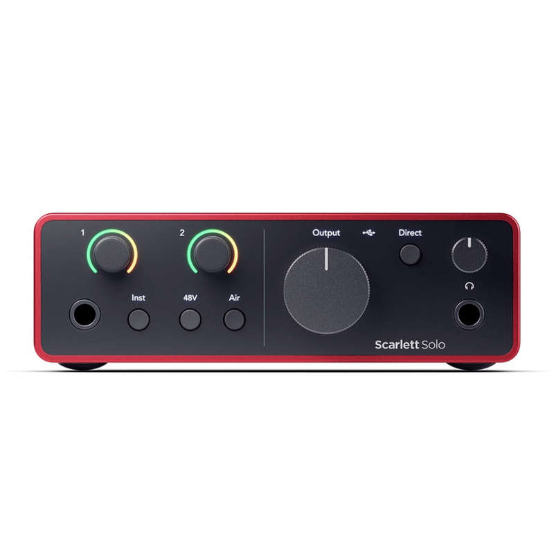 Focusrite Scarlett Solo Studio 4th Gen Recording Bundle