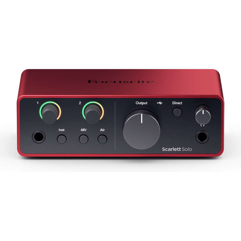 Focusrite Scarlett Solo Studio 4th Gen Recording Bundle