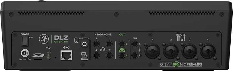 Mackie DLZ Creator - Adaptive Digital Mixer for Podcasting & Streaming