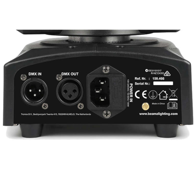 Beamz Illusion 1 Moving Head LED Beam With LED Ring