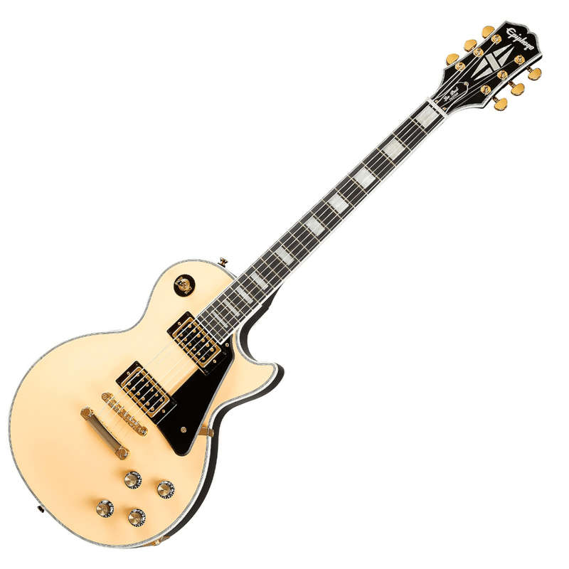 Epiphone Limited-Edition Les Paul Custom Blackback Electric Guitar - Antique Ivory
