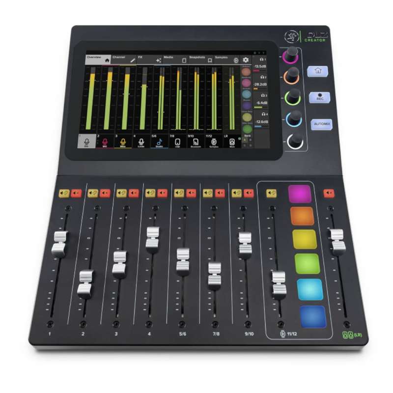 Mackie DLZ Creator - Adaptive Digital Mixer for Podcasting & Streaming