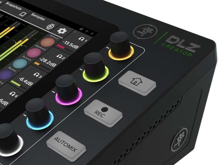 Mackie DLZ Creator - Adaptive Digital Mixer for Podcasting & Streaming